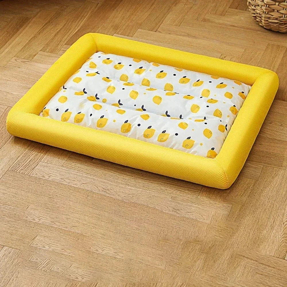 Coussin Rafraîchissant pour Chat 4 Tailles S à XL - Fraîcheur Instantanée Fortes Chaleurs | Miaou&Co