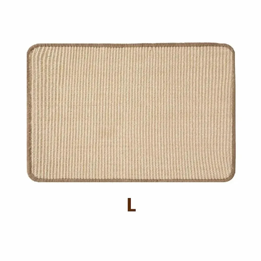 Tapis Griffoir pour Chat en Sisal Naturel 30x40 ou 40x60cm - Protège Canapé et Meubles | Miaou&Co