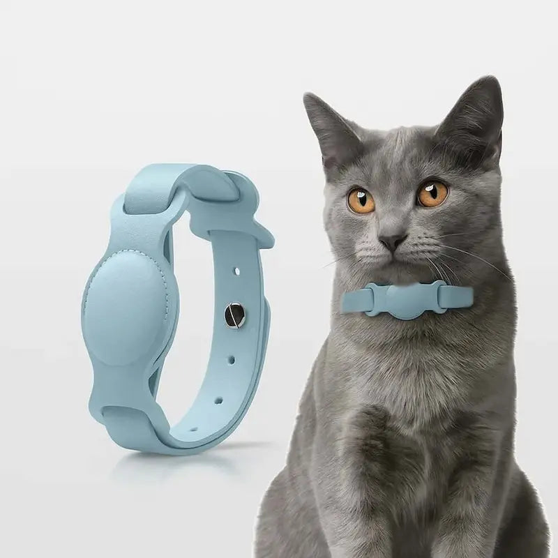 Collier pour Chat Compatible Apple AirTag 3 Tailles - Support Sécurisé Localisation GPS | Miaou&Co