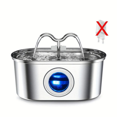 Miaou & co® - Double Fontaine Inox Jet