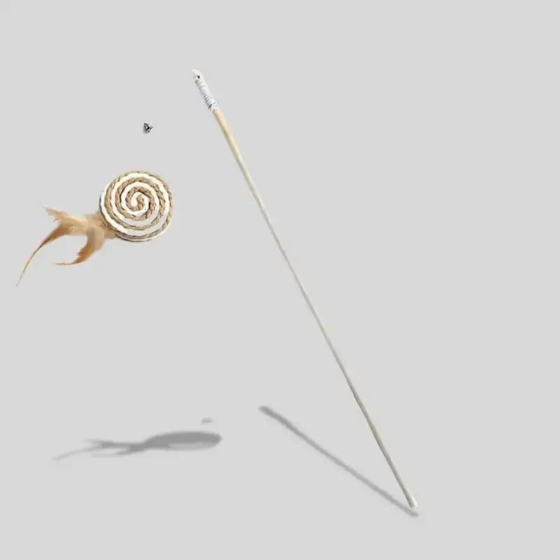 Baguette de Jeu en Bois pour Chat 4 Modèles - Éveille l'Instinct de Capture | Miaou&Co