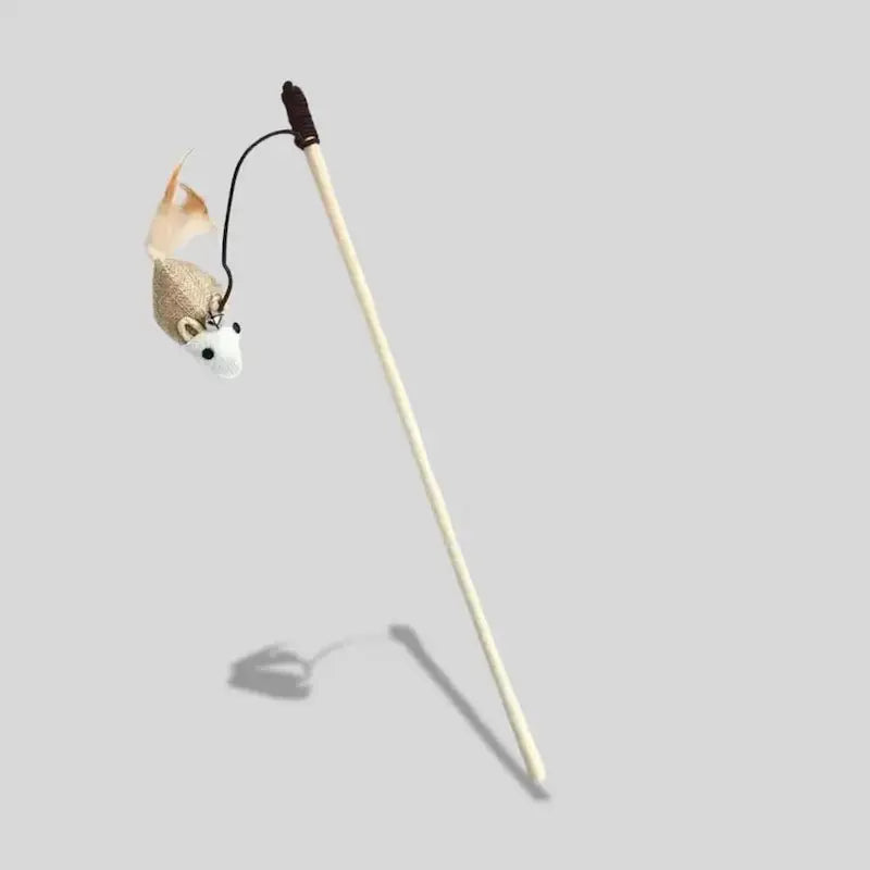 Baguette de Jeu en Bois pour Chat 4 Modèles - Éveille l'Instinct de Capture | Miaou&Co
