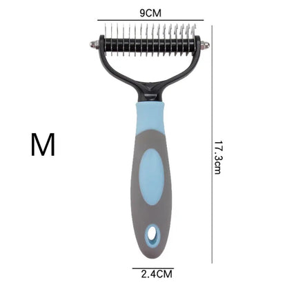 Brosse Démêlante pour Chat à Poils Longs - Picots en Inox Anti-Nœuds sans Tirer | Miaou&Co