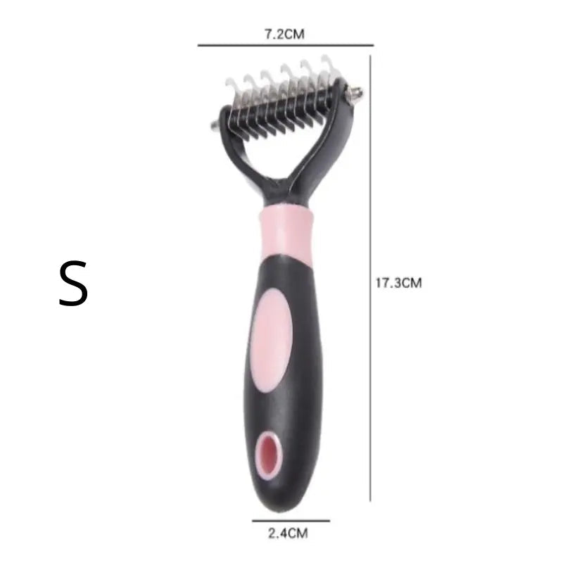 Brosse Démêlante pour Chat à Poils Longs - Picots en Inox Anti-Nœuds sans Tirer | Miaou&Co