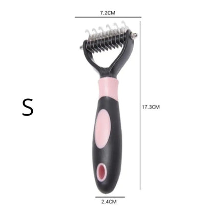 Brosse Démêlante pour Chat à Poils Longs - Picots en Inox Anti-Nœuds sans Tirer | Miaou&Co