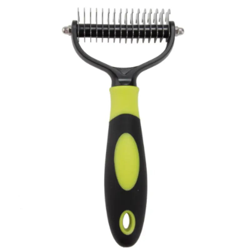 Brosse Démêlante pour Chat à Poils Longs - Picots en Inox Anti-Nœuds sans Tirer | Miaou&Co