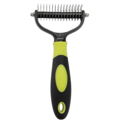 Brosse Démêlante pour Chat à Poils Longs - Picots en Inox Anti-Nœuds sans Tirer | Miaou&Co
