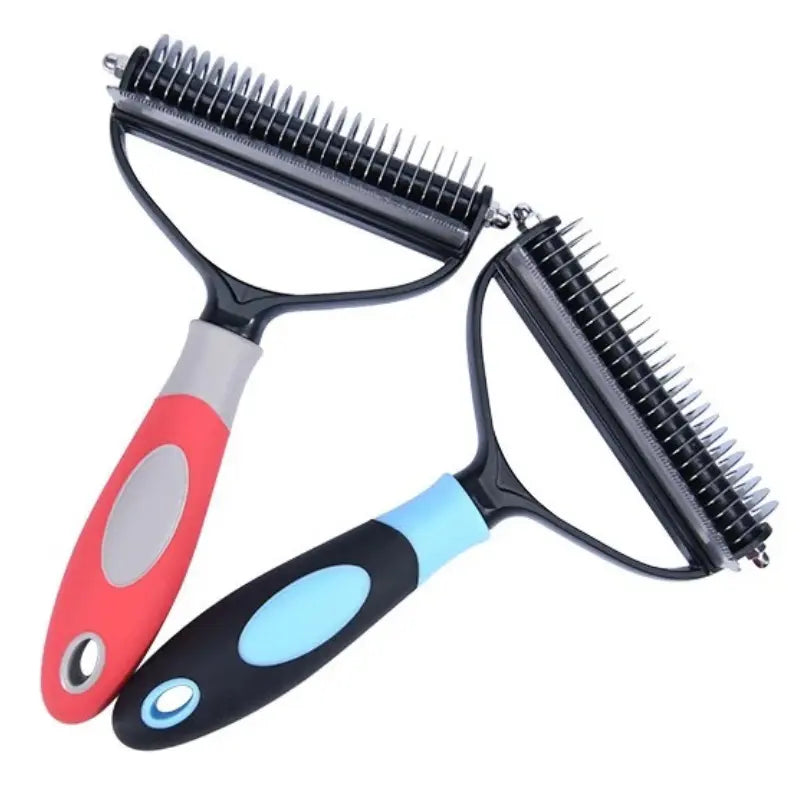 Brosse Démêlante pour Chat à Poils Longs - Picots en Inox Anti-Nœuds sans Tirer | Miaou&Co