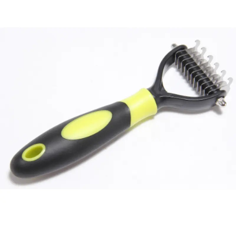 Brosse Démêlante pour Chat à Poils Longs - Picots en Inox Anti-Nœuds sans Tirer | Miaou&Co