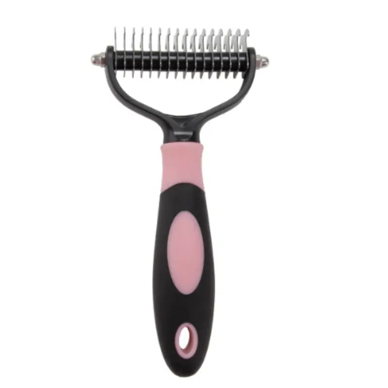 Brosse Démêlante pour Chat à Poils Longs - Picots en Inox Anti-Nœuds sans Tirer | Miaou&Co