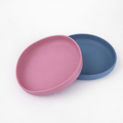 Lot de 2 Assiettes en Silicone Souples pour Chat - Stables et Faciles à Nettoyer | Miaou&Co