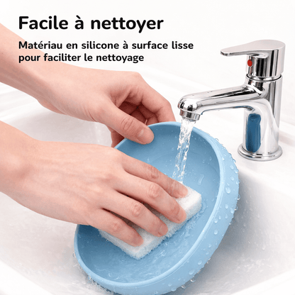Lot de 2 Assiettes en Silicone Souples pour Chat - Stables et Faciles à Nettoyer | Miaou&Co