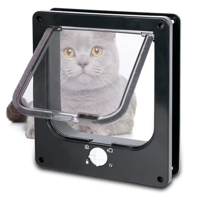 Chatière Moderne pour Chat avec Contrôle des Sorties - 3 Tailles M à XL en Acrylique | Miaou&Co
