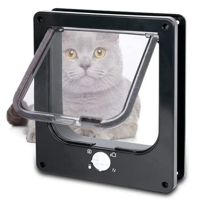 Chatière Moderne pour Chat avec Contrôle des Sorties - 3 Tailles M à XL en Acrylique | Miaou&Co
