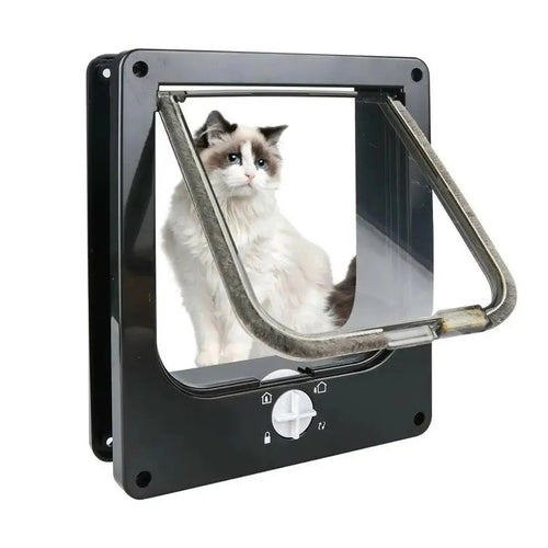 Chatière Moderne pour Chat avec Contrôle des Sorties - 3 Tailles M à XL en Acrylique | Miaou&Co