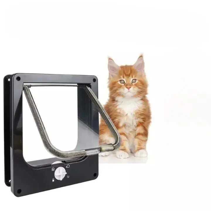 Chatière Moderne pour Chat avec Contrôle des Sorties - 3 Tailles M à XL en Acrylique | Miaou&Co