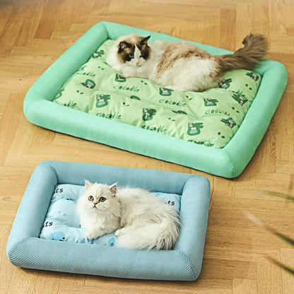 Coussin Rafraîchissant pour Chat 4 Tailles S à XL - Fraîcheur Instantanée Fortes Chaleurs | Miaou&Co