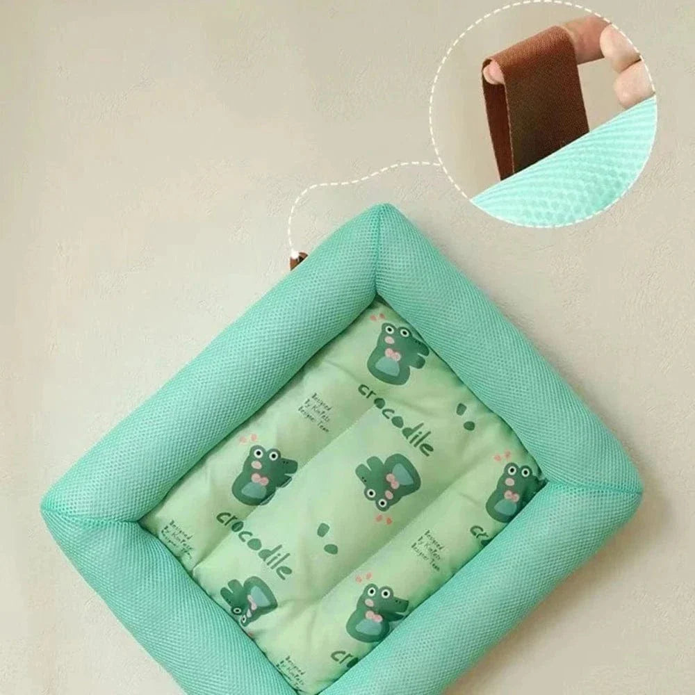 Coussin Rafraîchissant pour Chat 4 Tailles S à XL - Fraîcheur Instantanée Fortes Chaleurs | Miaou&Co