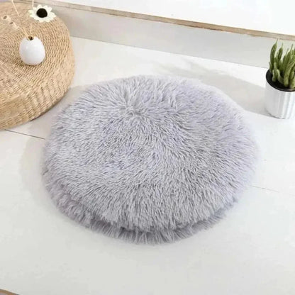 Coussin Rond pour Chat 47 ou 57cm Ultra Doux - Nid Apaisant Anti-Stress 6 Coloris | Miaou&Co