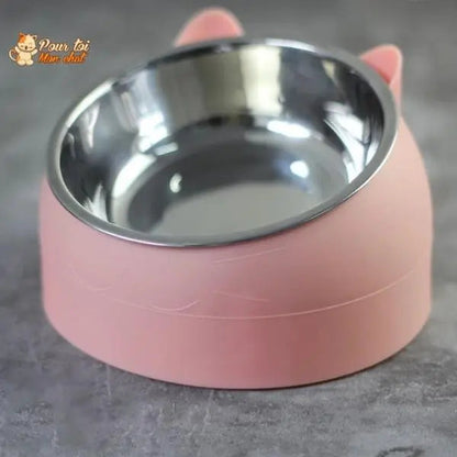 Gamelle Inclinée Ergonomique pour Chat 200 à 800ml - Posture Confortable et Digestion | Miaou&Co
