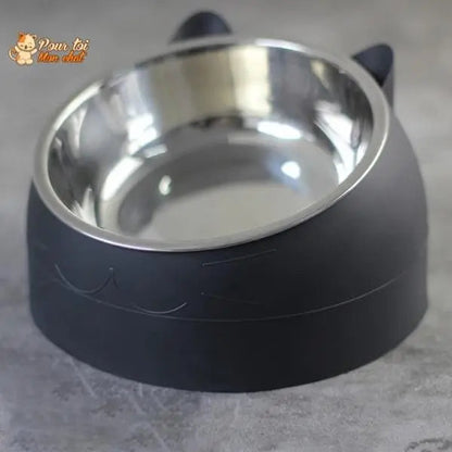 Gamelle Inclinée Ergonomique pour Chat 200 à 800ml - Posture Confortable et Digestion | Miaou&Co