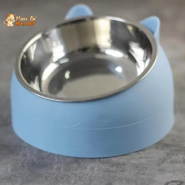 Gamelle Inclinée Ergonomique pour Chat 200 à 800ml - Posture Confortable et Digestion | Miaou&Co