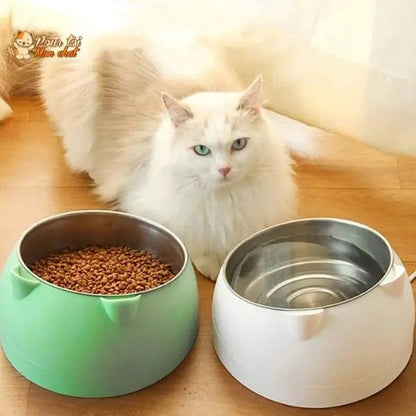Gamelle Inclinée Ergonomique pour Chat 200 à 800ml - Posture Confortable et Digestion | Miaou&Co