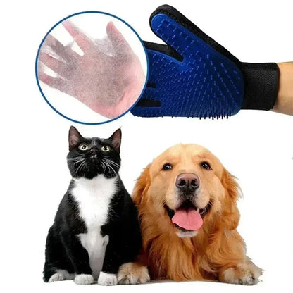 Gant de Toilettage pour Chat Main Droite ou Gauche 3 Coloris - Retire les Poils Morts | Miaou&Co