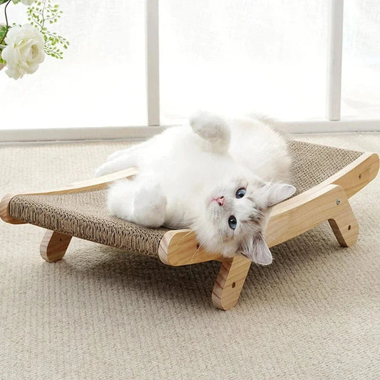 Griffoir en Bois pour Chat - Ergonomique et Durable | Miaou&Co