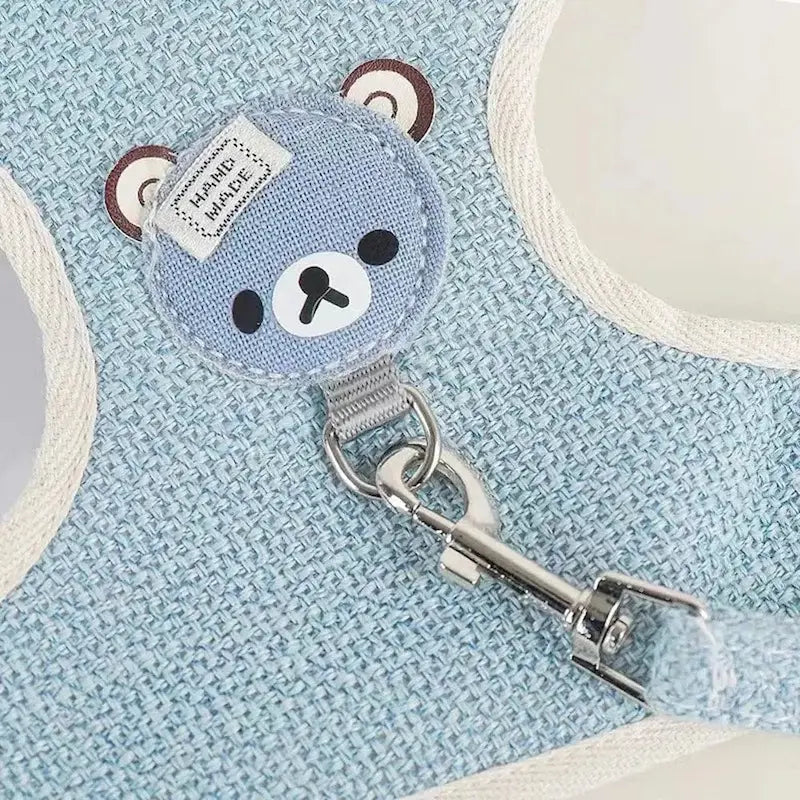 Harnais pour Chaton Ajustable 2 Coloris Pastel - Premières Balades Sécurisées | Miaou&Co