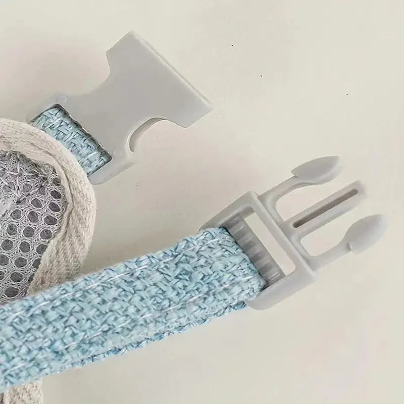 Harnais pour Chaton Ajustable 2 Coloris Pastel - Premières Balades Sécurisées | Miaou&Co