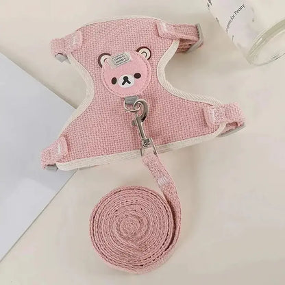 Harnais pour Chaton Ajustable 2 Coloris Pastel - Premières Balades Sécurisées | Miaou&Co