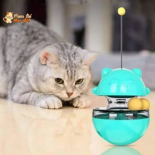 Jouet Distributeur de Friandises pour Chat - Anti-Ennui | Miaou&Co