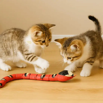 Jouet Serpent Interactif pour Chat Rechargeable USB - Mouvement Réaliste Anti-Ennui | Miaou&Co