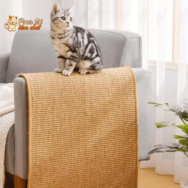 Tapis Grattoir Couvre-Meubles pour Chat 4 Tailles 30x40 à 60x90cm - Protège Canapé | Miaou&Co