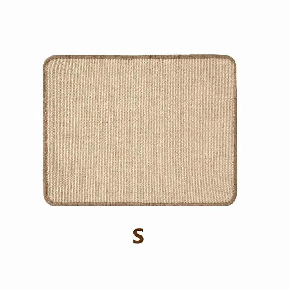 Tapis Griffoir pour Chat en Sisal Naturel 30x40 ou 40x60cm - Protège Canapé et Meubles | Miaou&Co