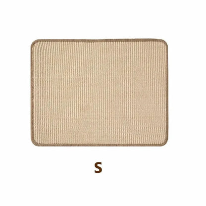 Tapis Griffoir pour Chat en Sisal Naturel 30x40 ou 40x60cm - Protège Canapé et Meubles | Miaou&Co