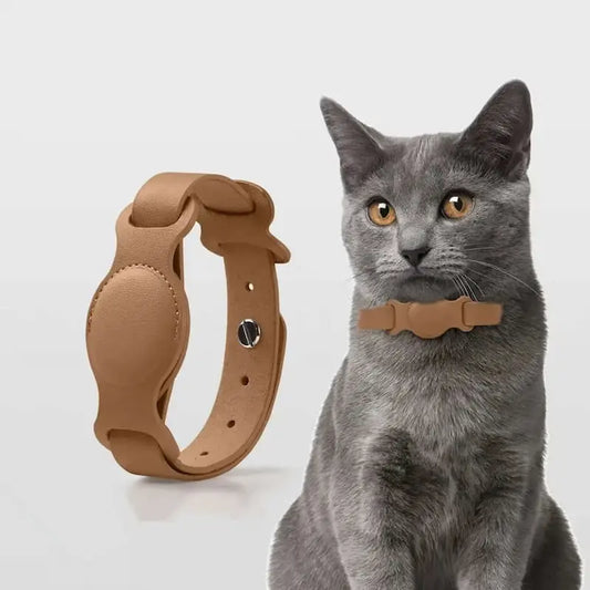Collier pour Chat Compatible Apple AirTag 3 Tailles - Support Sécurisé Localisation GPS | Miaou&Co