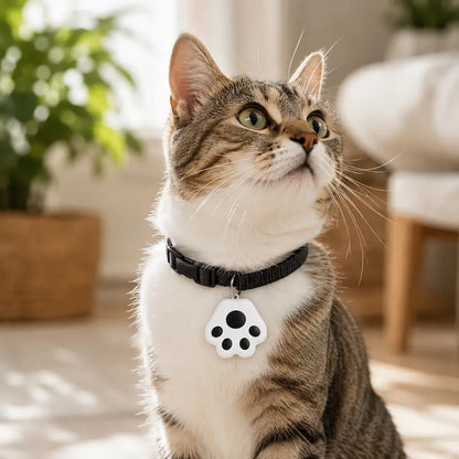 Mini Traceur Bluetooth pour Chat Léger et Précis - Localisation sans Abonnement 4 Coloris | Miaou&Co