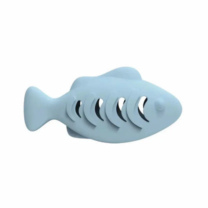 Jouet Distributeur de Croquettes pour Chat Forme Poisson - Régule l'Appétit Anti-Ennui | Miaou&Co