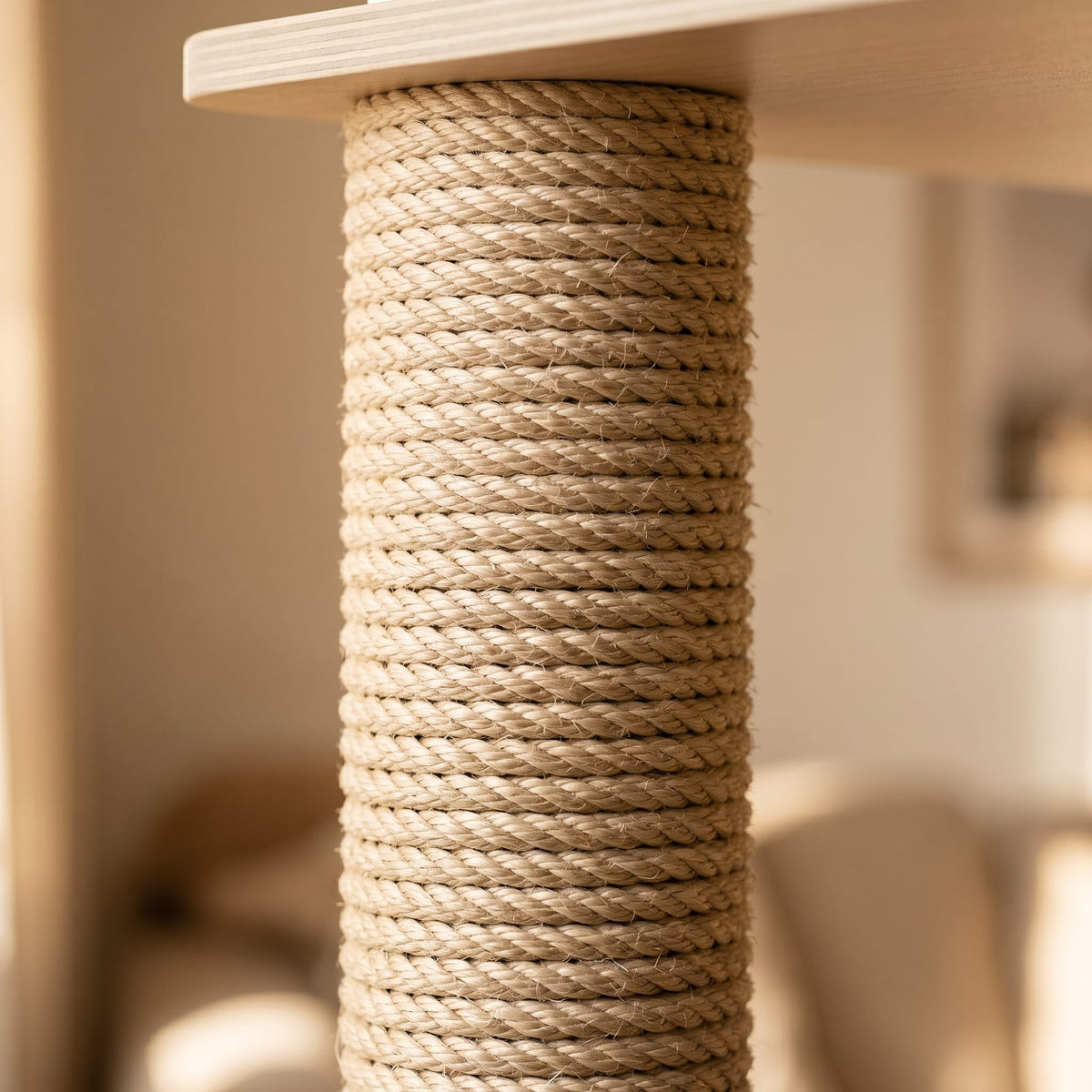 Miaou & Co Arbre à Chat en Bois Multi-Niveaux avec Niches et Hamac - Stable pour Plusieurs Chats