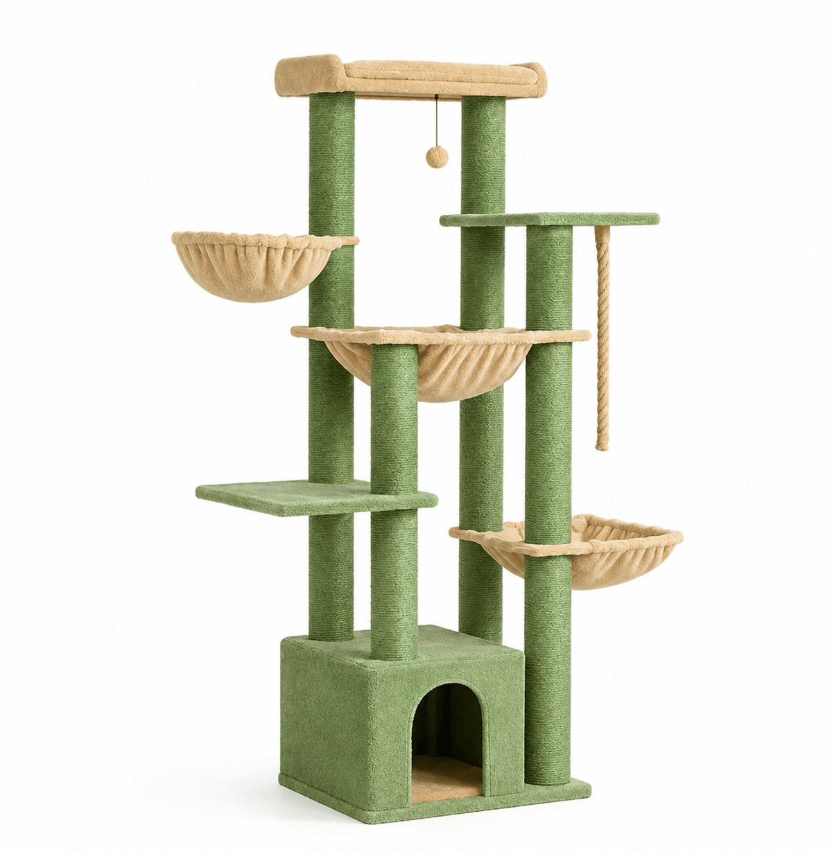 Miaou & Co Arbre à Chat Multi-Plateformes 7 Niveaux