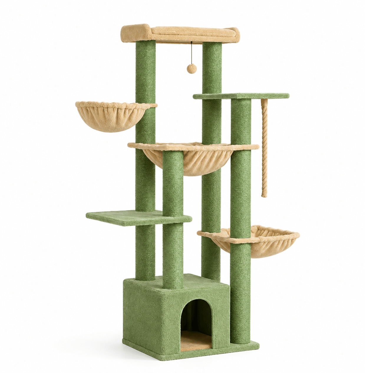Miaou & Co Arbre à Chat Multi-Plateformes 7 Niveaux