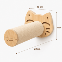 Miaou & Co Arbre à Chat Mural Modulable en Bois