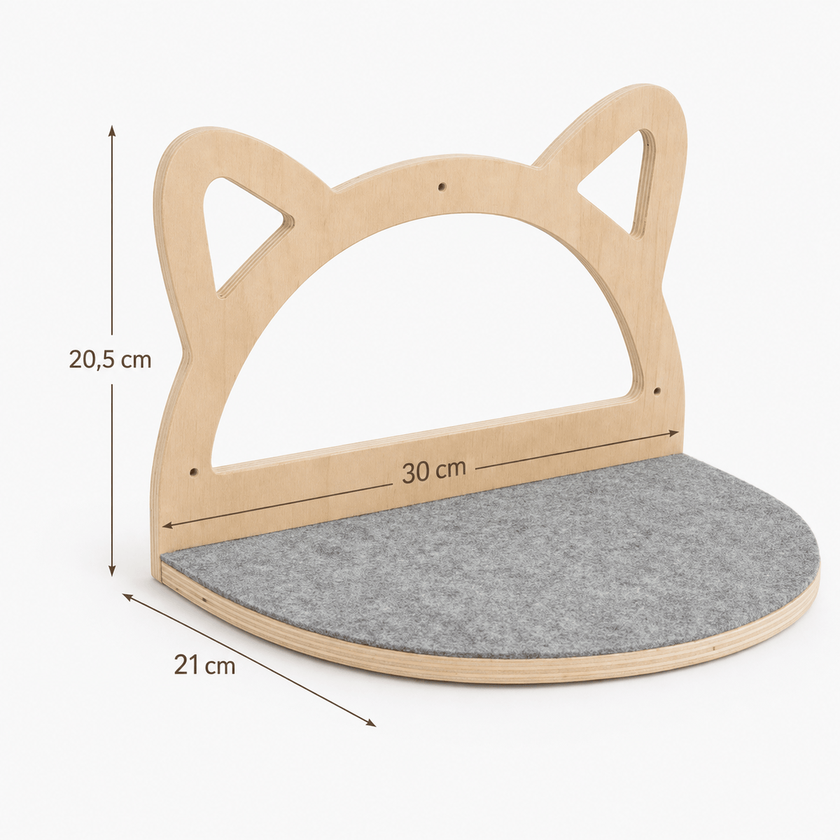 Miaou & Co Arbre à Chat Mural Modulable en Bois