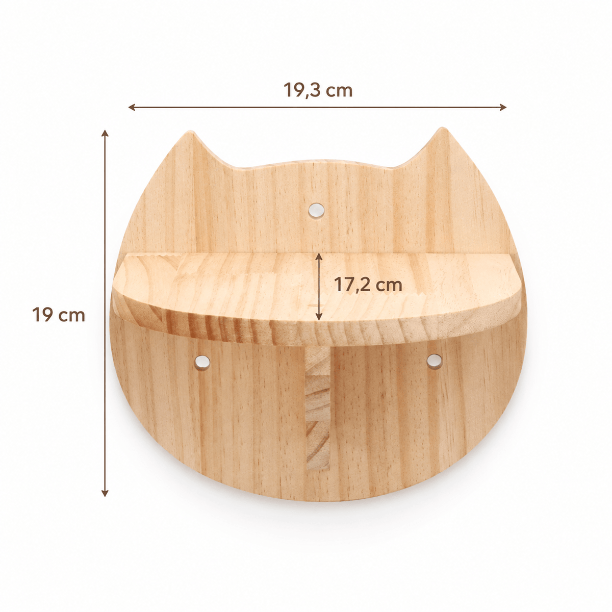 Miaou & Co Arbre à Chat Mural Modulable en Bois