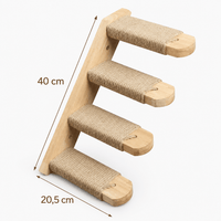 Miaou & Co Arbre à Chat Mural Modulable en Bois