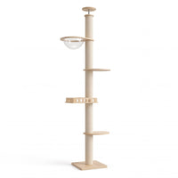 Miaou & Co Arbre à Chat Plafond Réglable - Stable Sans Perçage
