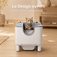 Miaou & Co Bac à Litière Autonettoyant pour Chat