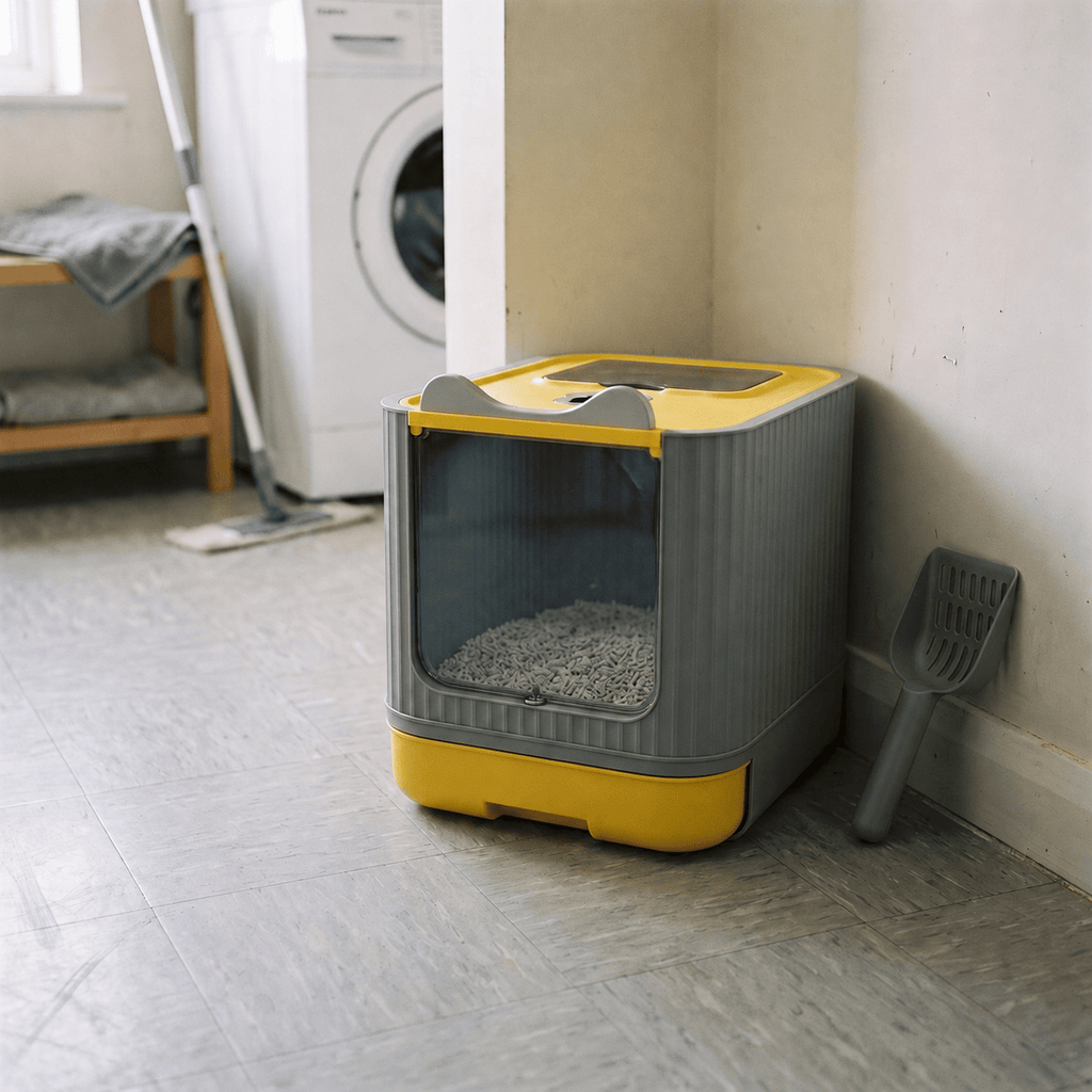 Miaou & Co Bac à litière chat fermé